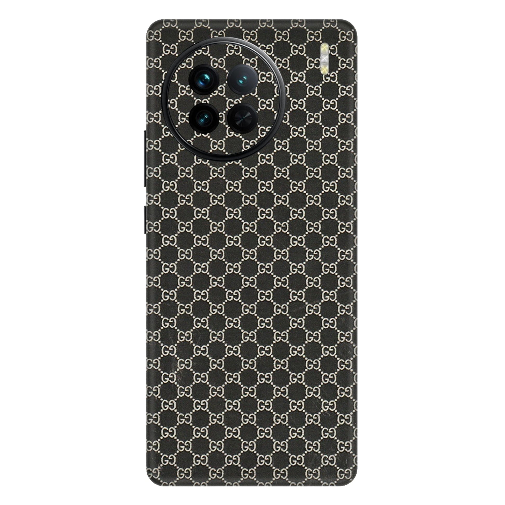VIVO Z/V/X/T/U/S Series Phone Skins (All Models) - Black G Print - 3D Embossed Finish (L-109) Vivo X90