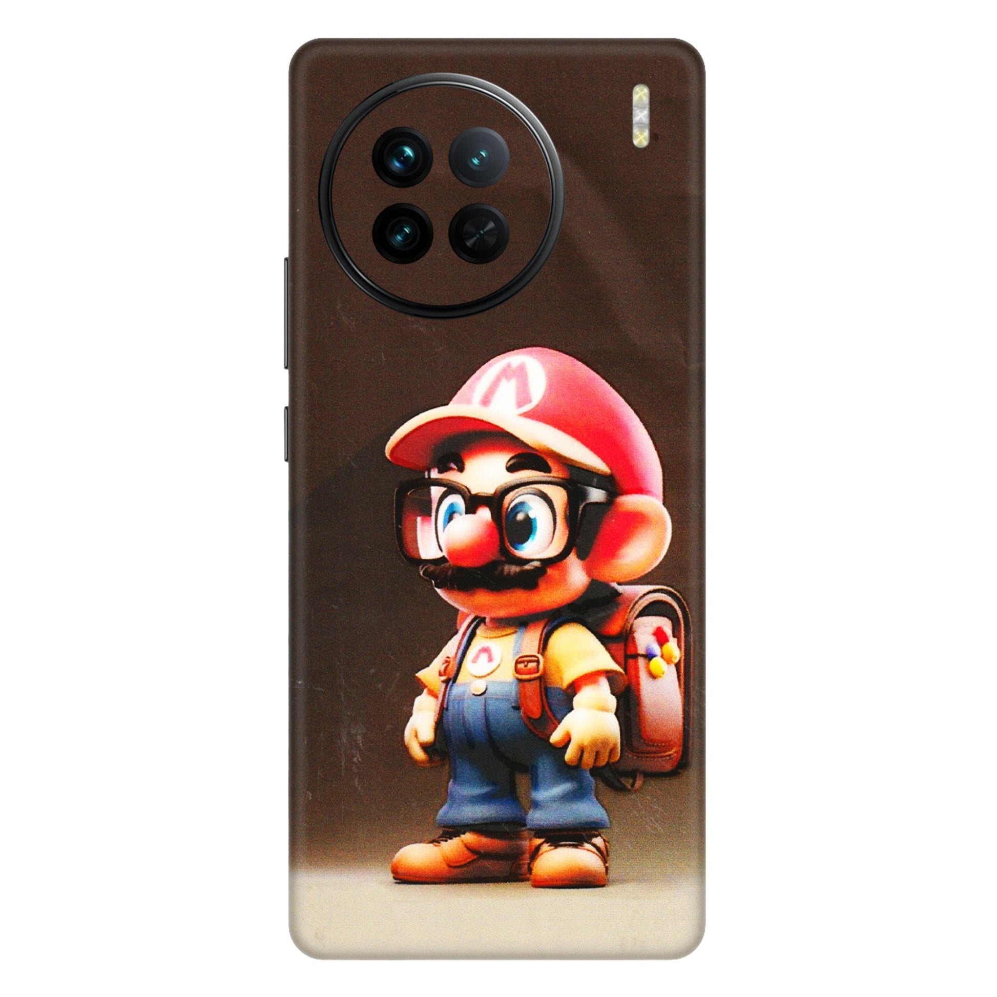 VIVO Z/V/X/T/U/S Series Phone Skins (All Models) - Little Mario - 3D Embossed Finish (L-119) Vivo X90