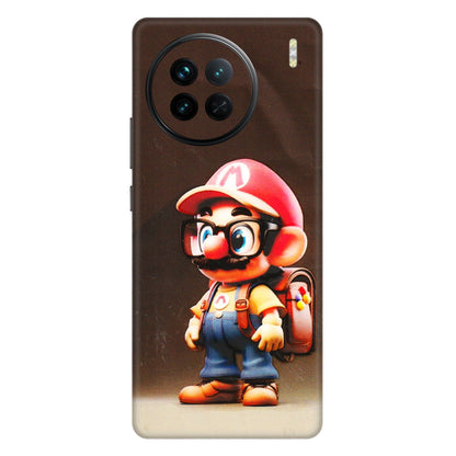 VIVO Z/V/X/T/U/S Series Phone Skins (All Models) - Little Mario - 3D Embossed Finish (L-119) Vivo X90