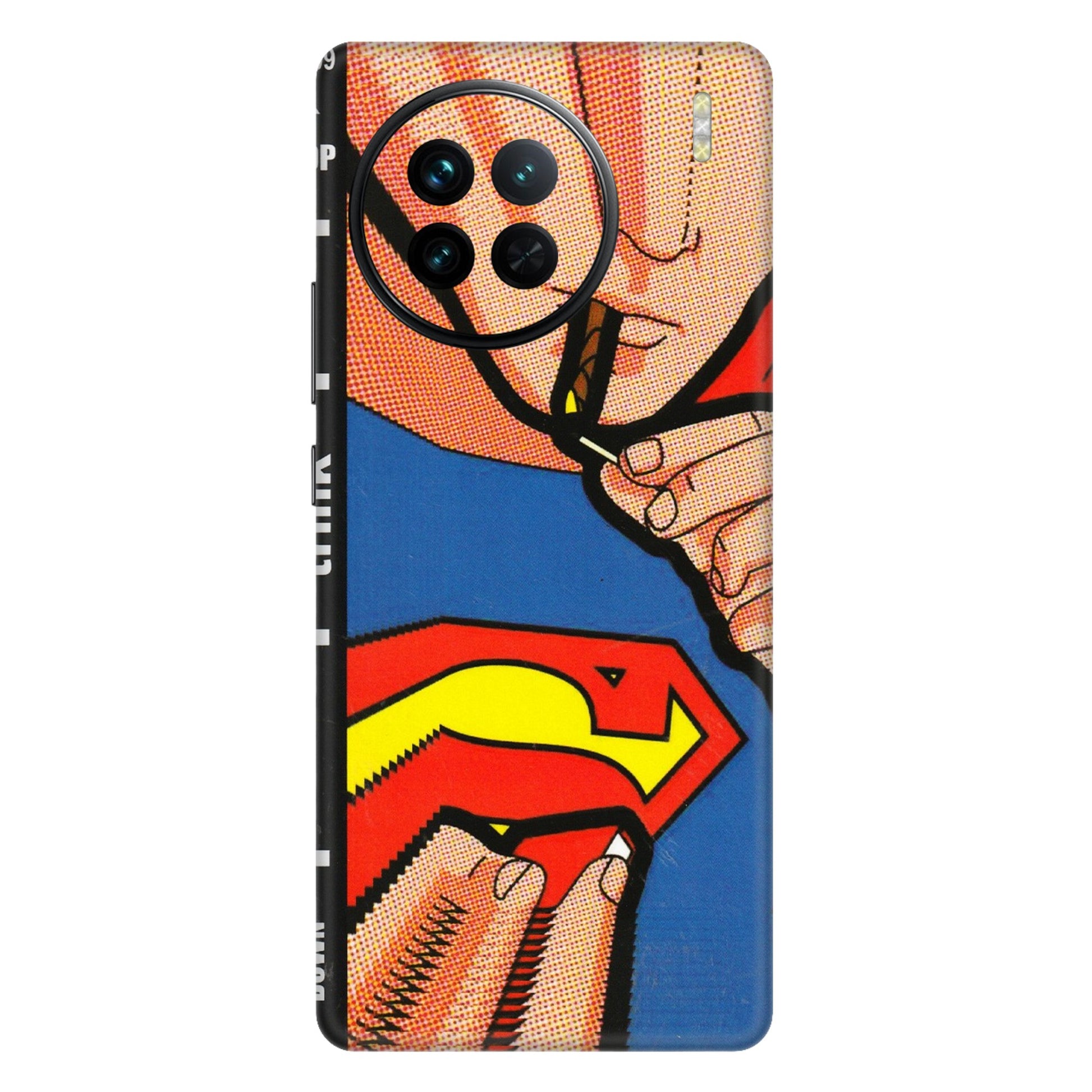 VIVO Z/V/X/T/U/S Series Phone Skins (All Models) - Superman Sutta - 3D Embossed Finish (L-130) Vivo X90