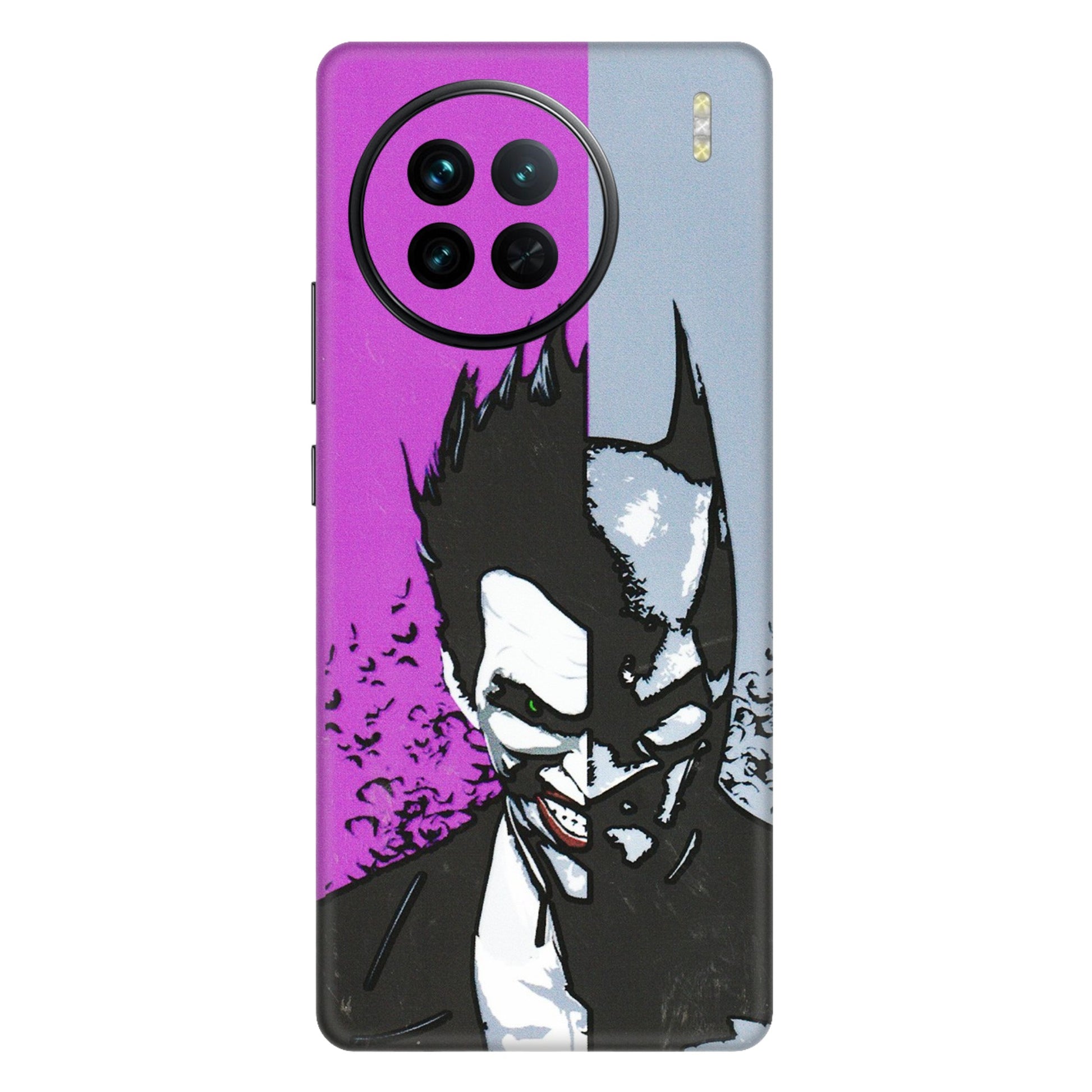 VIVO Z/V/X/T/U/S Series Phone Skins (All Models) - Batman & Joker - 3D Embossed Finish (L-143) Vivo X90