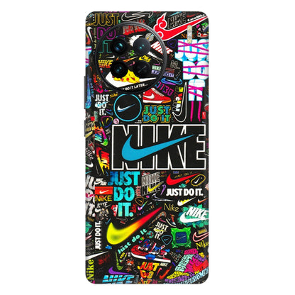 VIVO Z/V/X/T/U/S Series Phone Skins (All Models) - Just Do It Doodles - 3D Embossed Finish (L-166) Vivo X90
