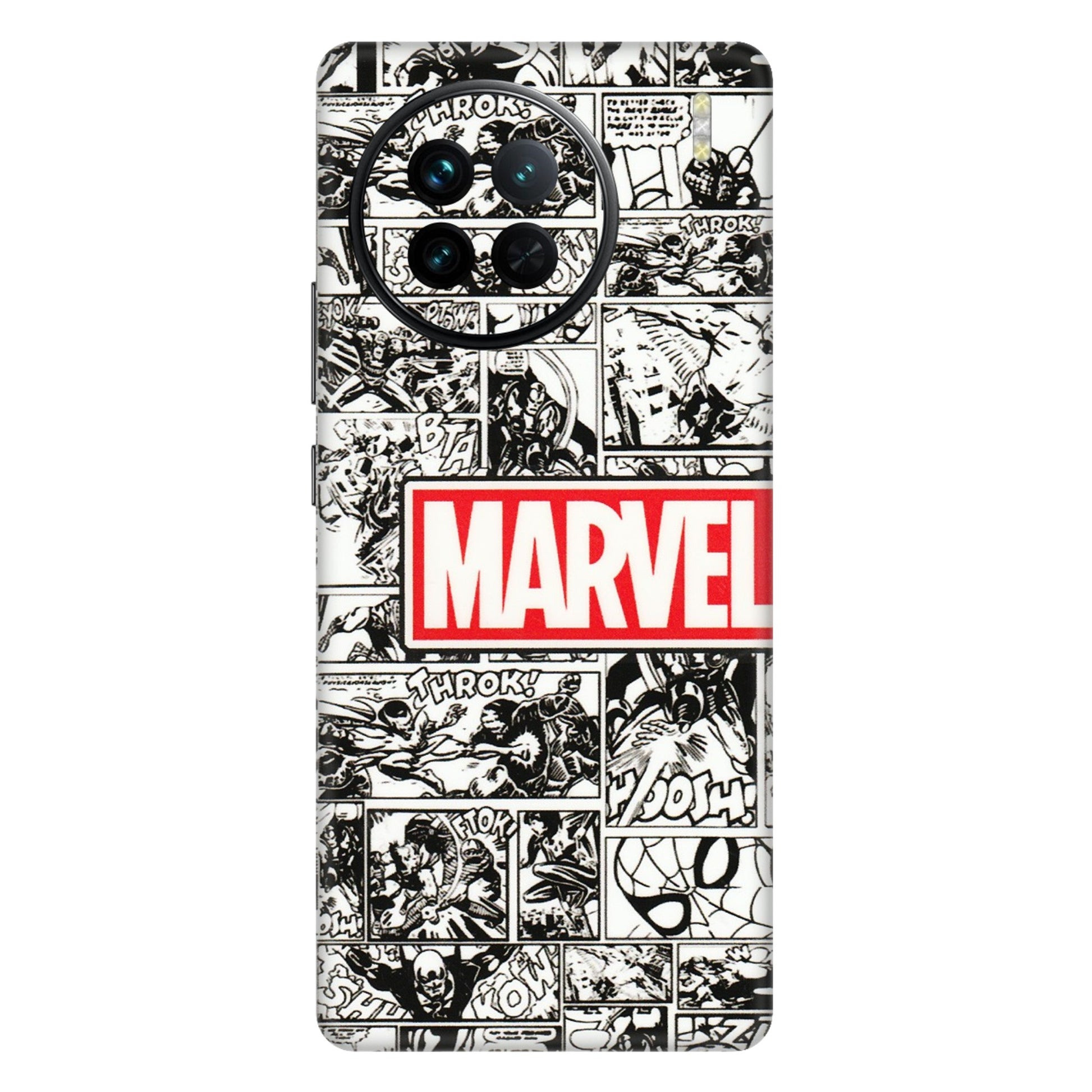 VIVO Z/V/X/T/U/S Series Phone Skins (All Models) - Marvel Comic - 3D Embossed Finish (L-171) Vivo X90
