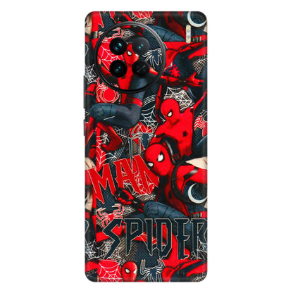 VIVO Z/V/X/T/U/S Series Phone Skins (All Models) - SpiderMan Cool - 3D Embossed Finish (L-188) Vivo X90