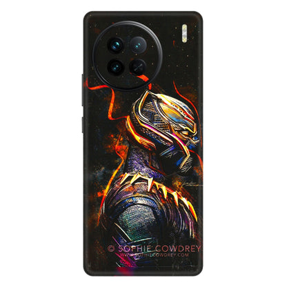 VIVO Z/V/X/T/U/S Series Phone Skins (All Models) - Black Panther - 3D Embossed Finish (L-190) Vivo X90