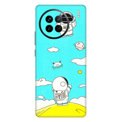 VIVO Z/V/X/T/U/S Series Phone Skins (All Models) - Blue Skies Astro Float - 3D Embossed Finish (L-230) Vivo X90