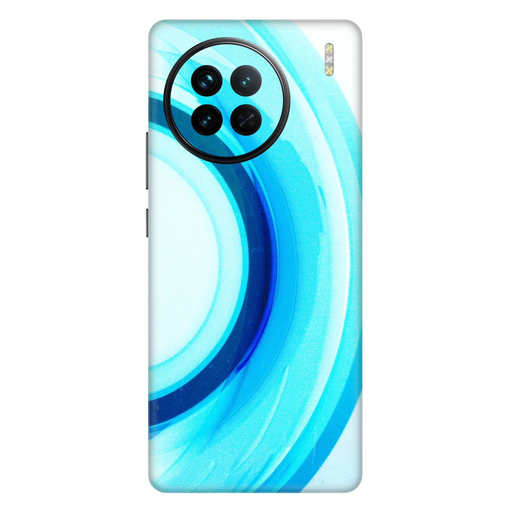 VIVO Z/V/X/T/U/S Series Phone Skins (All Models) - The Blue Curve - 3D Embossed Finish (L-244) Vivo X90