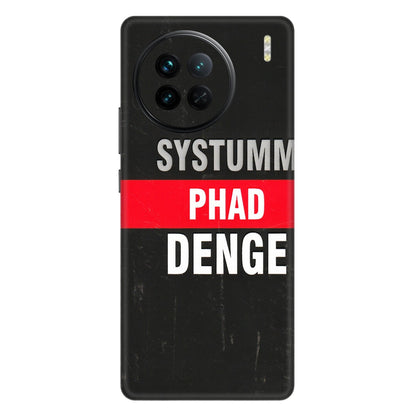VIVO Z/V/X/T/U/S Series Phone Skins (All Models) - Systumm Phad Denge - 3D Embossed Finish (L-278) Vivo X90