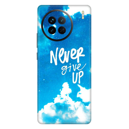 VIVO Z/V/X/T/U/S Series Phone Skins (All Models) - Never Give Up - 3D Embossed Finish (L-279) Vivo X90