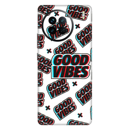VIVO Z/V/X/T/U/S Series Phone Skins (All Models) - Good Vibes - 3D Embossed Finish (L-282) Vivo X90