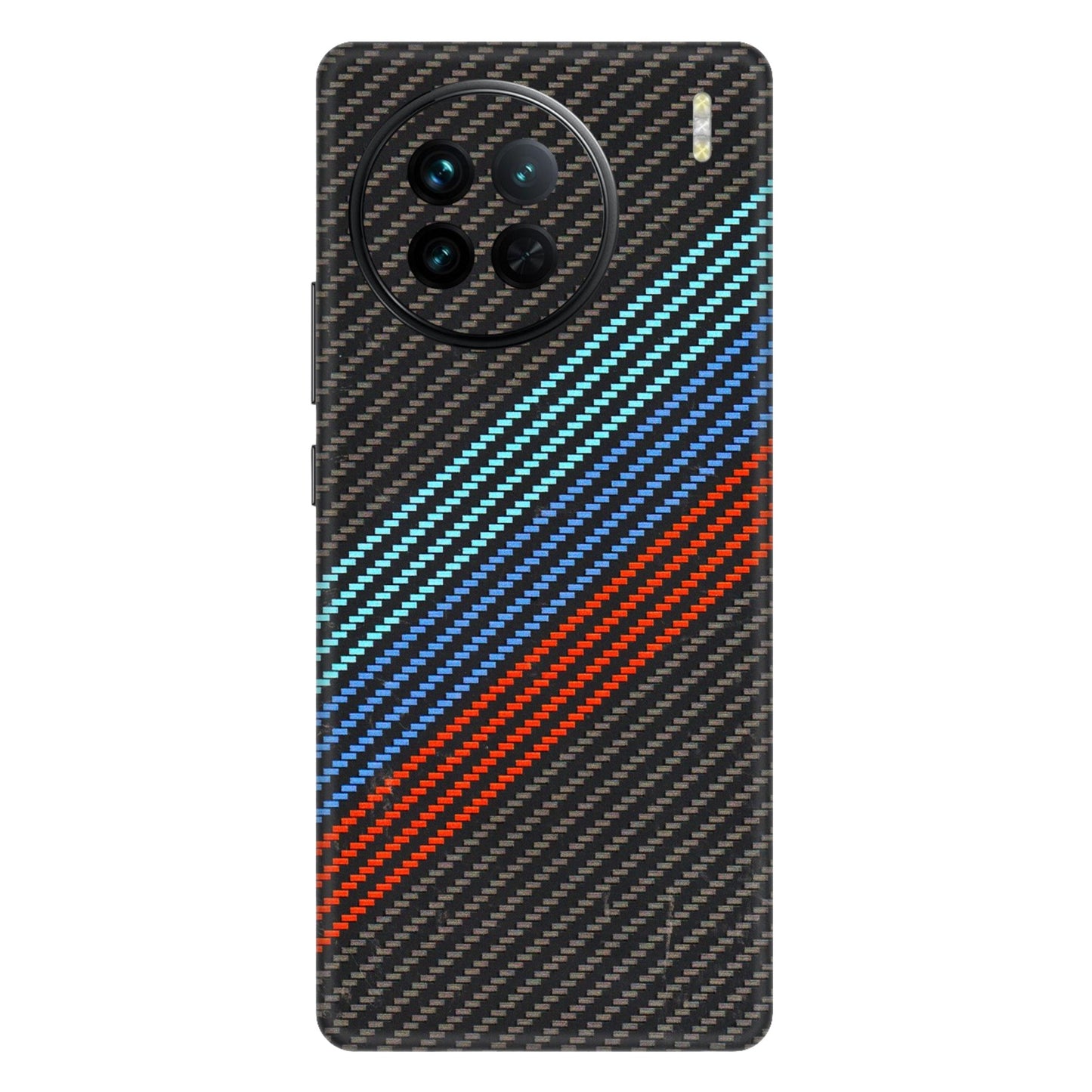 VIVO Z/V/X/T/U/S Series Phone Skins (All Models) - Carbon BM - 3D Embossed Finish (L-302) Vivo X90