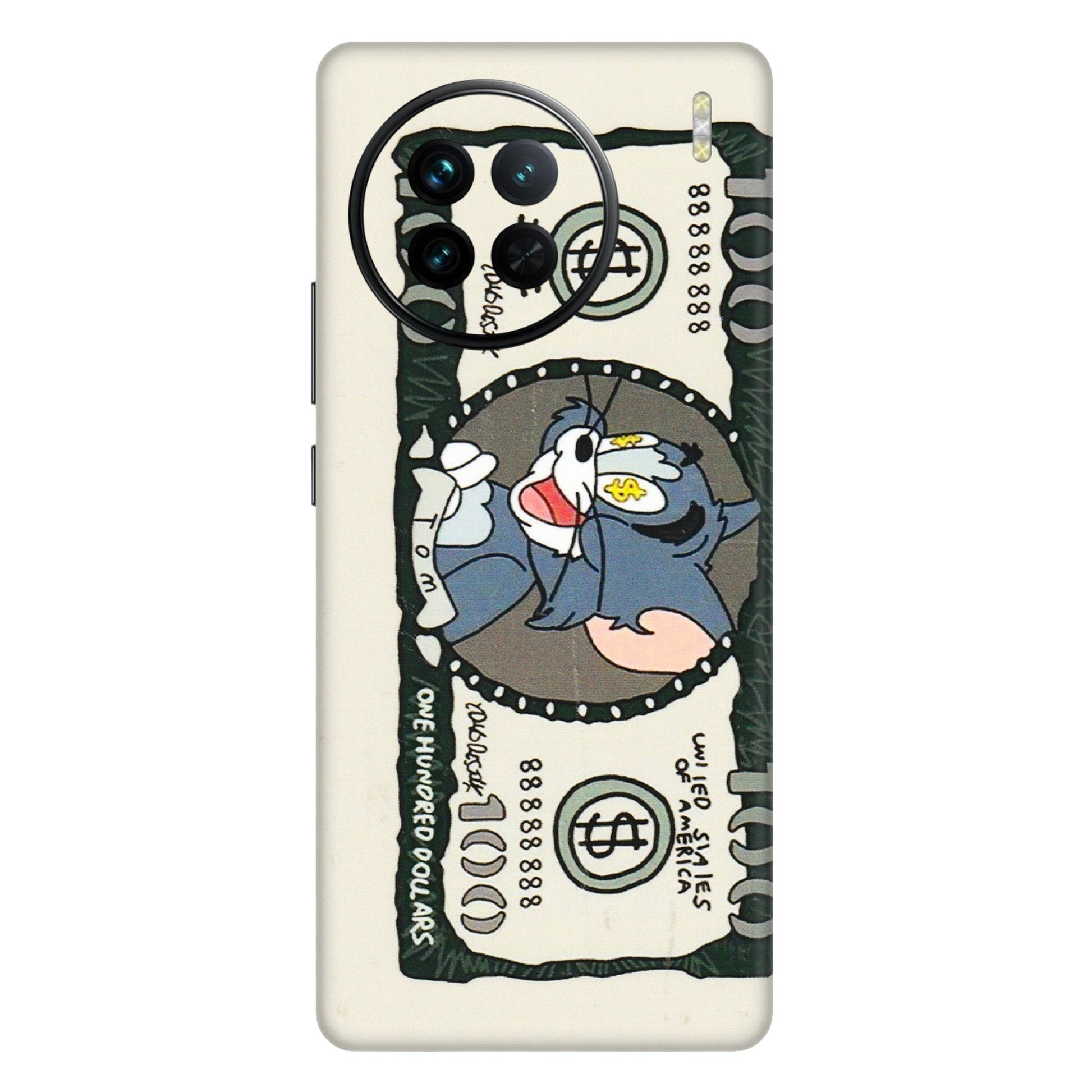 VIVO Z/V/X/T/U/S Series Phone Skins (All Models) - Tom Hundred Dollar - 3D Embossed Finish (L-324) Vivo X90