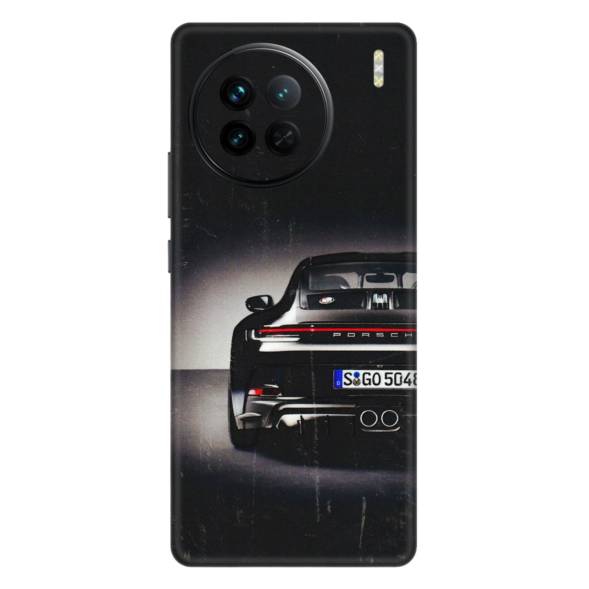 VIVO Z/V/X/T/U/S Series Phone Skins (All Models) - New Black Porsche GT3 - 3D Embossed Finish (L-327) Vivo X90