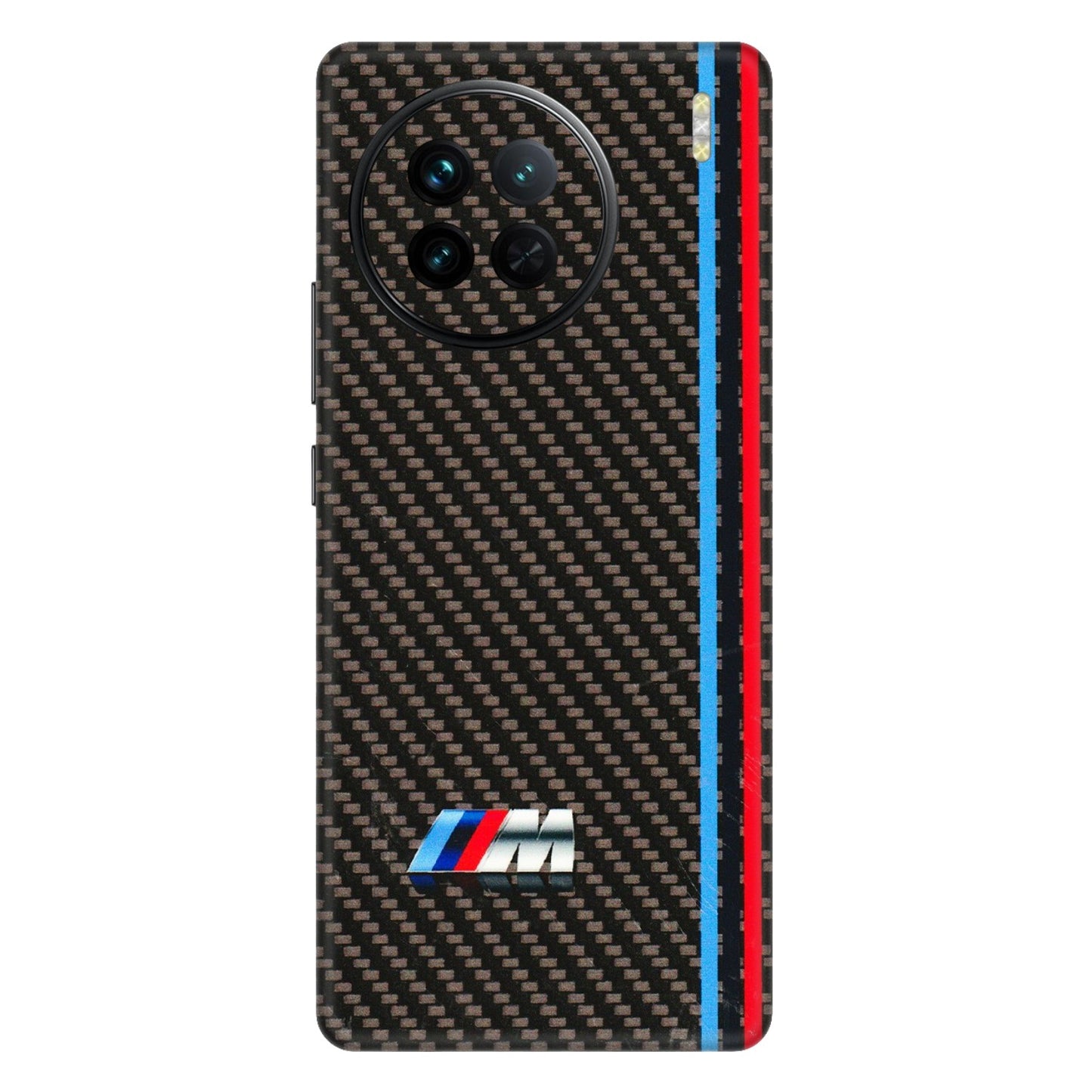 VIVO Z/V/X/T/U/S Series Phone Skins (All Models) - BM Carbon Fiber Feels - 3D Embossed Finish (L-38) Vivo X90