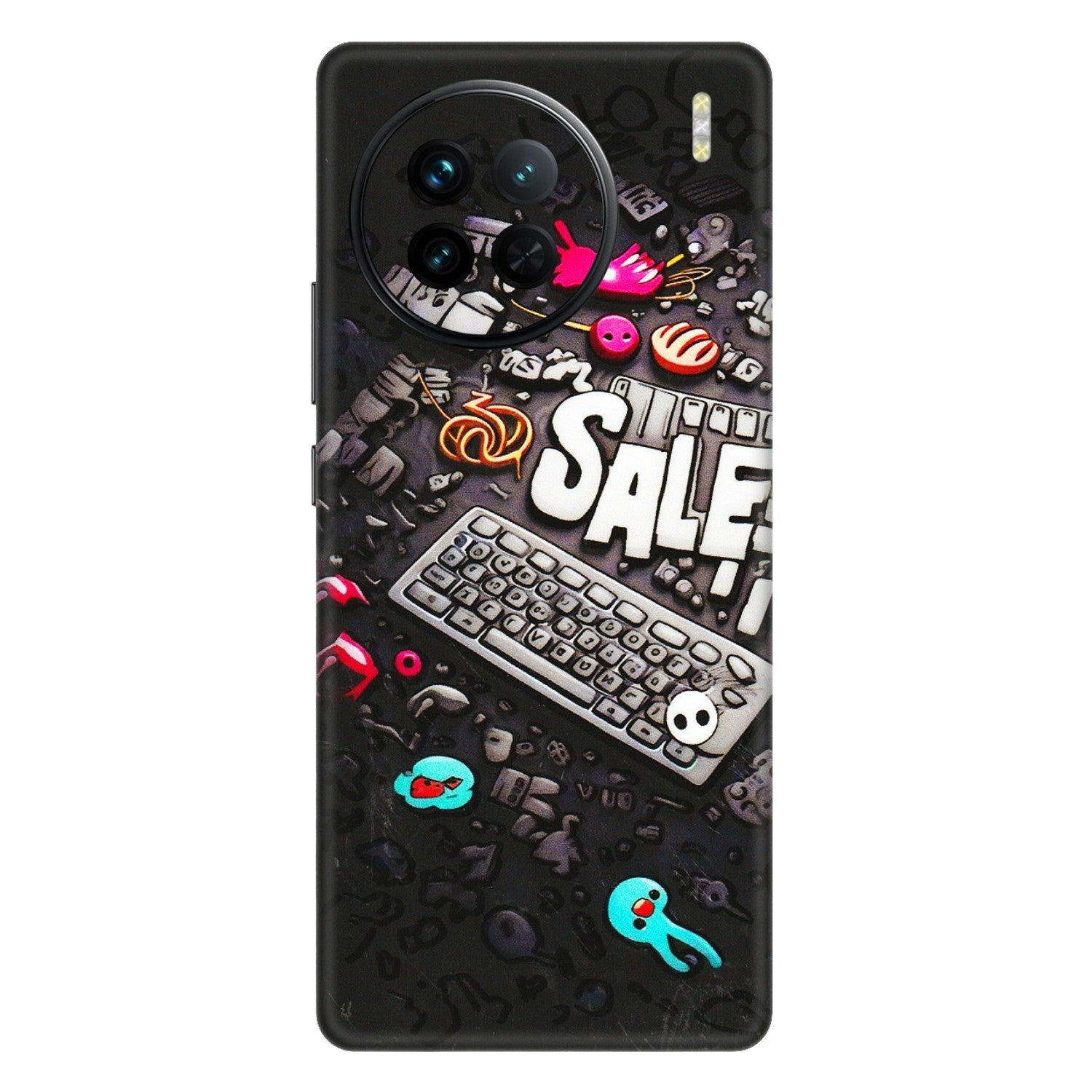 VIVO Z/V/X/T/U/S Series Phone Skins (All Models) - Gadgets Sale - 3D Embossed Finish (L-50) Vivo X90