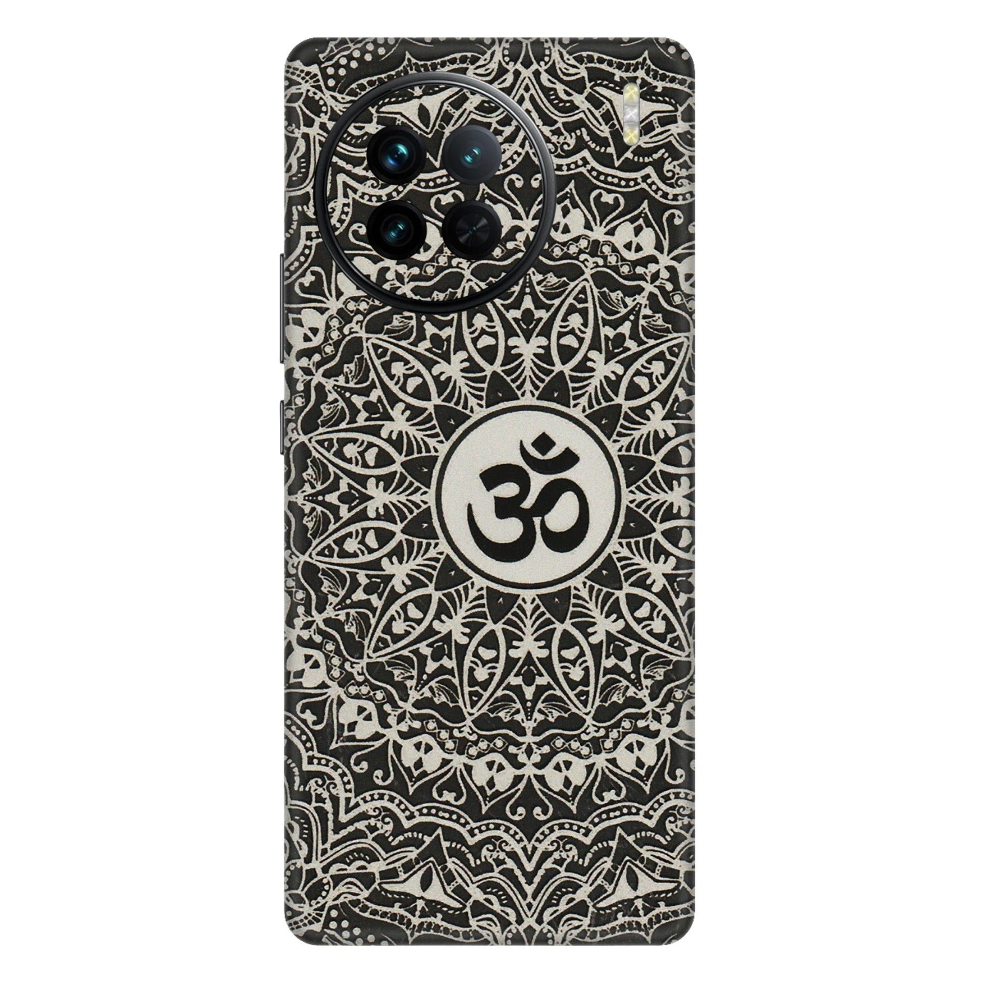 VIVO Z/V/X/T/U/S Series Phone Skins (All Models) - Aum Elegant Mandala - 3D Embossed Finish (L-62) Vivo X90