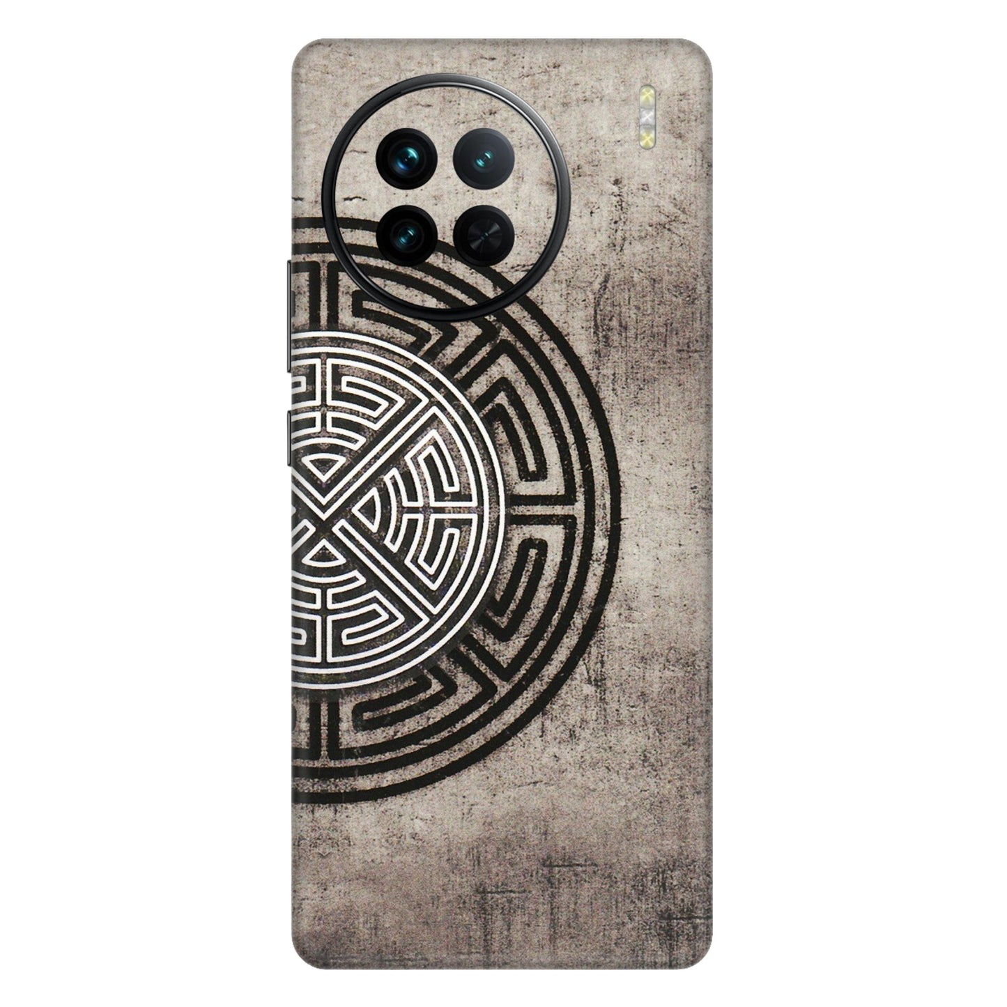 VIVO Z/V/X/T/U/S Series Phone Skins (All Models) - Mysterious Circular Design - 3D Embossed Finish (L-63) Vivo X90