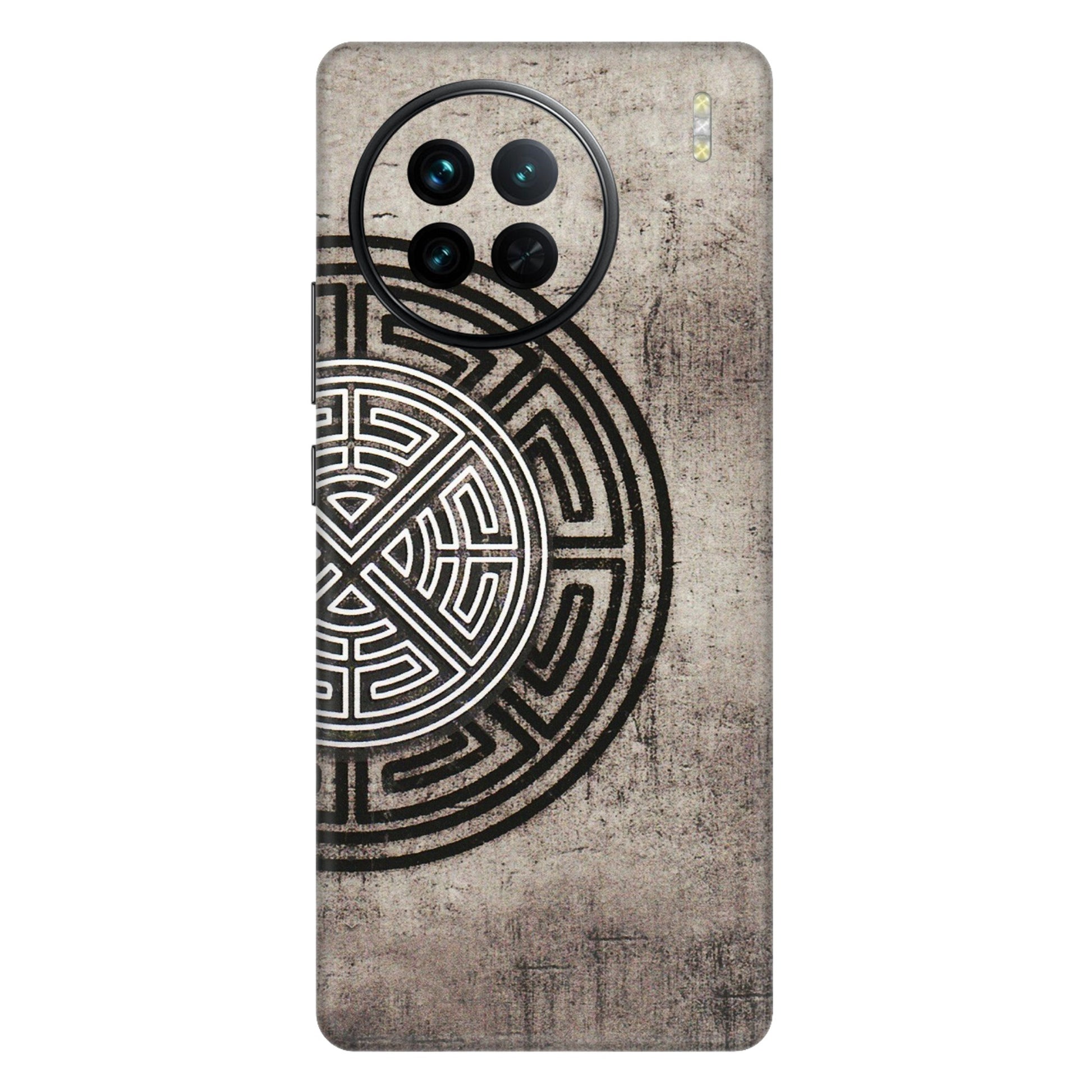 VIVO Z/V/X/T/U/S Series Phone Skins (All Models) - Mysterious Circular Design - 3D Embossed Finish (L-63) Vivo X90