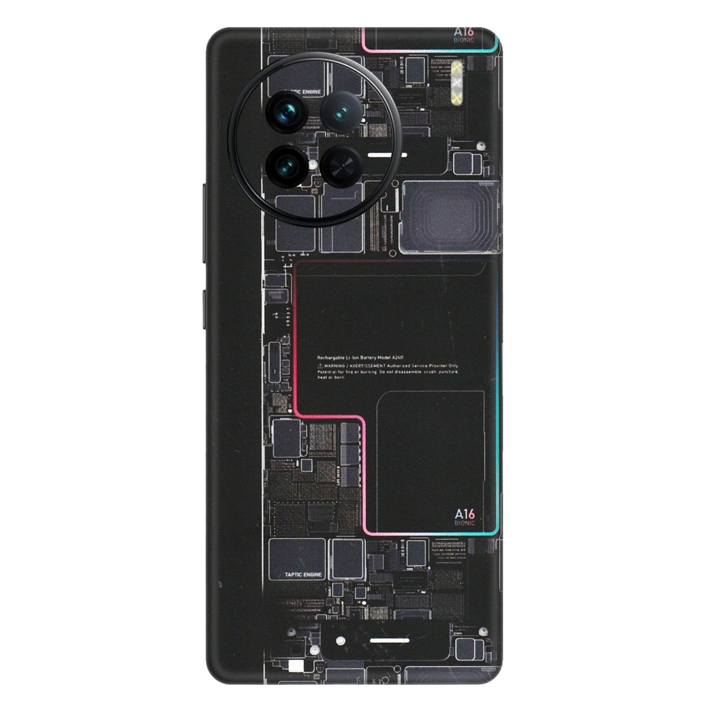 VIVO Z/V/X/T/U/S Series Phone Skins (All Models) - Motherboard Circuit Layout - Matte Finish (M-117) Vivo X90