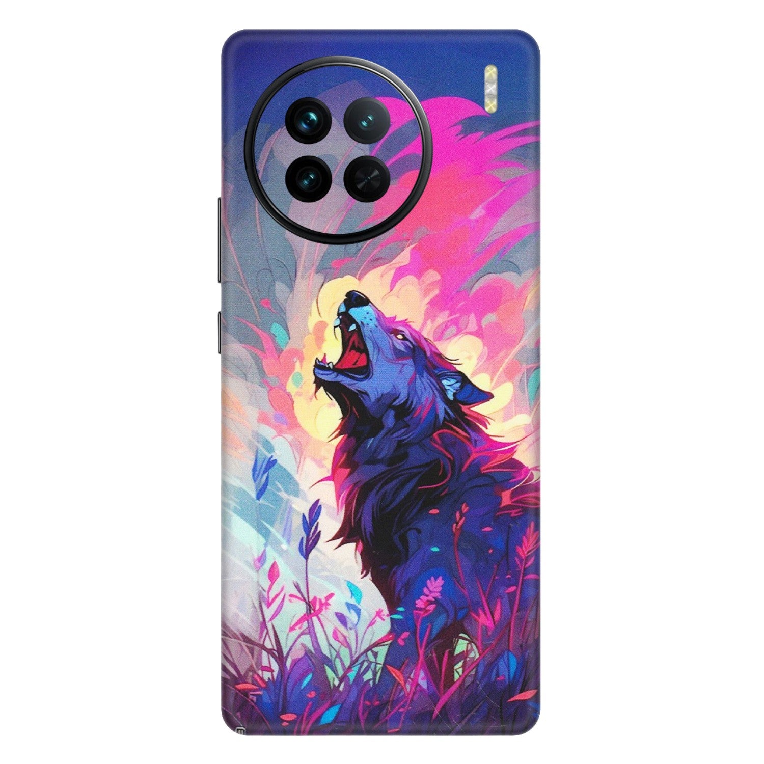 VIVO Z/V/X/T/U/S Series Phone Skins (All Models) - New Wild Wolf Abstract - Matte Finish (M-125) Vivo X90