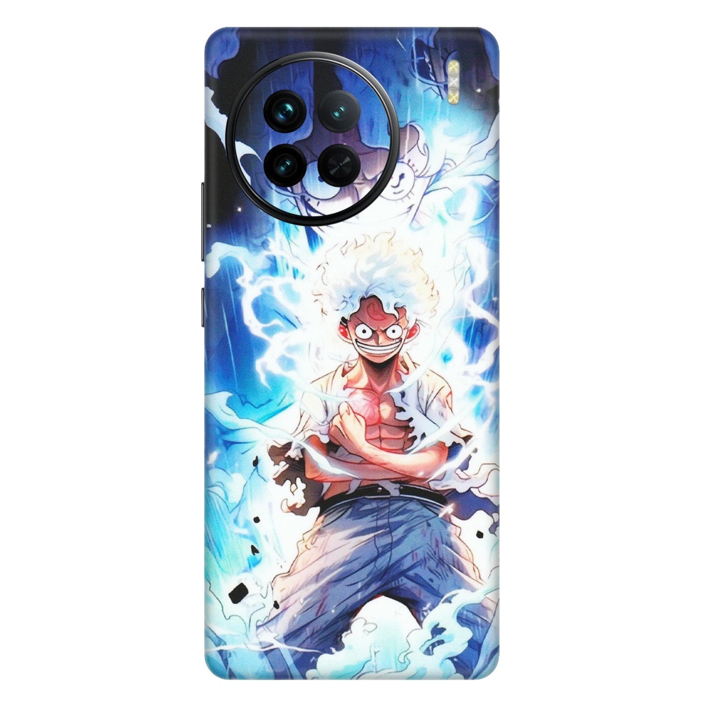 VIVO Z/V/X/T/U/S Series Phone Skins (All Models) - Blue Thunder Luffy Anime - Matte Finish (M-132) Vivo X90