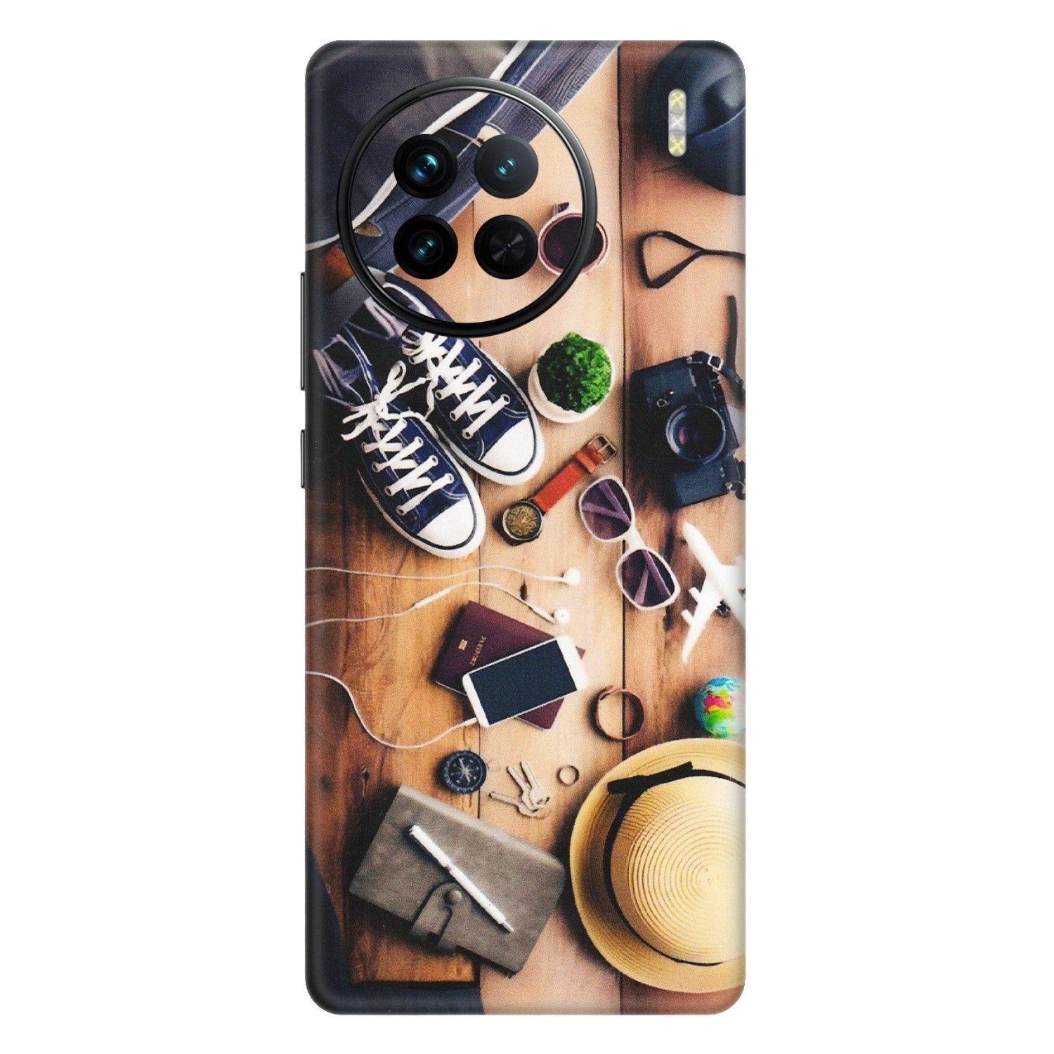 VIVO Z/V/X/T/U/S Series Phone Skins (All Models) - Travel Wanderlust - Matte Finish (M-133) Vivo X90