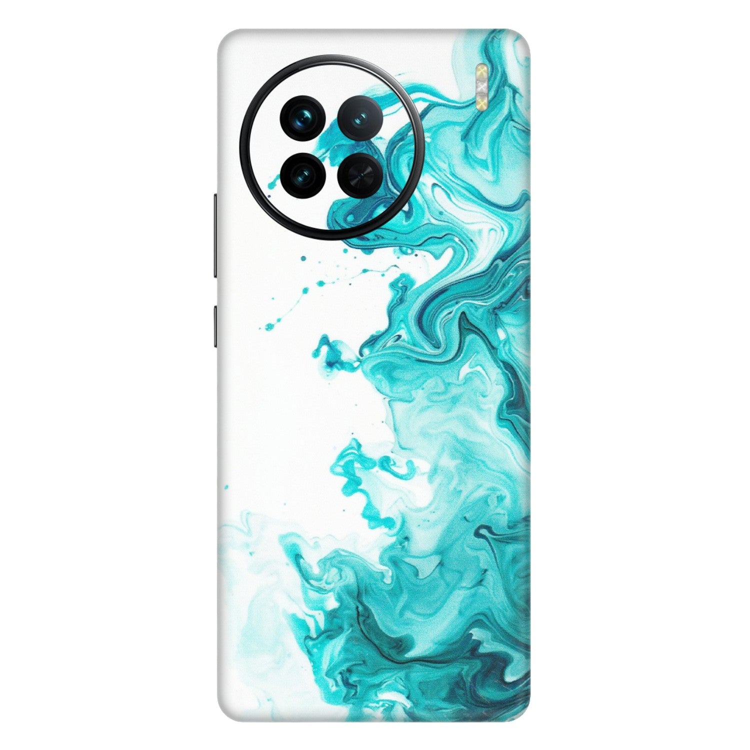 VIVO Z/V/X/T/U/S Series Phone Skins (All Models) - Sky Blue Abstract Colour - Matte Finish (M-146) Vivo X90
