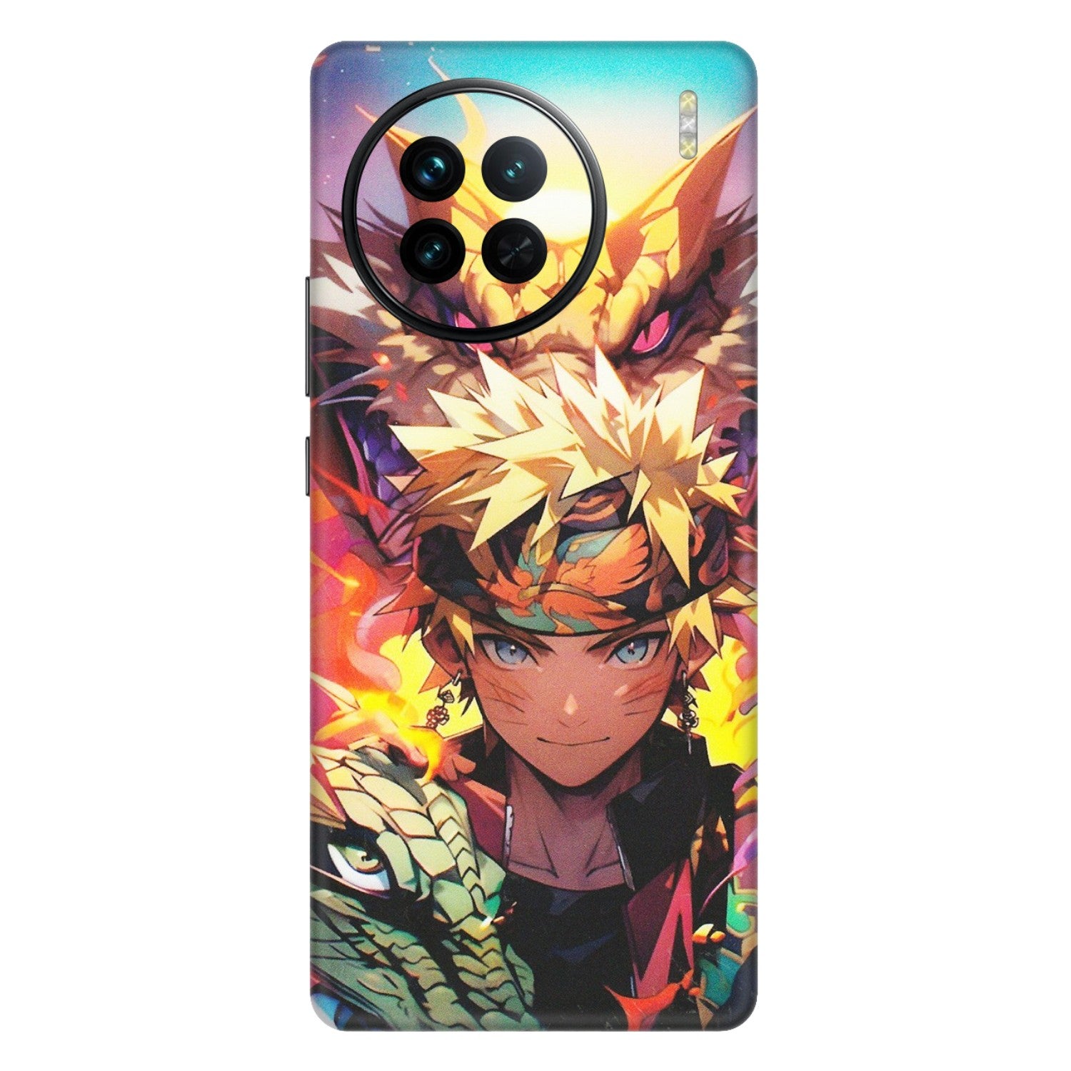 VIVO Z/V/X/T/U/S Series Phone Skins (All Models) - Angry Naruto Anime - Matte Finish (M-148) Vivo X90