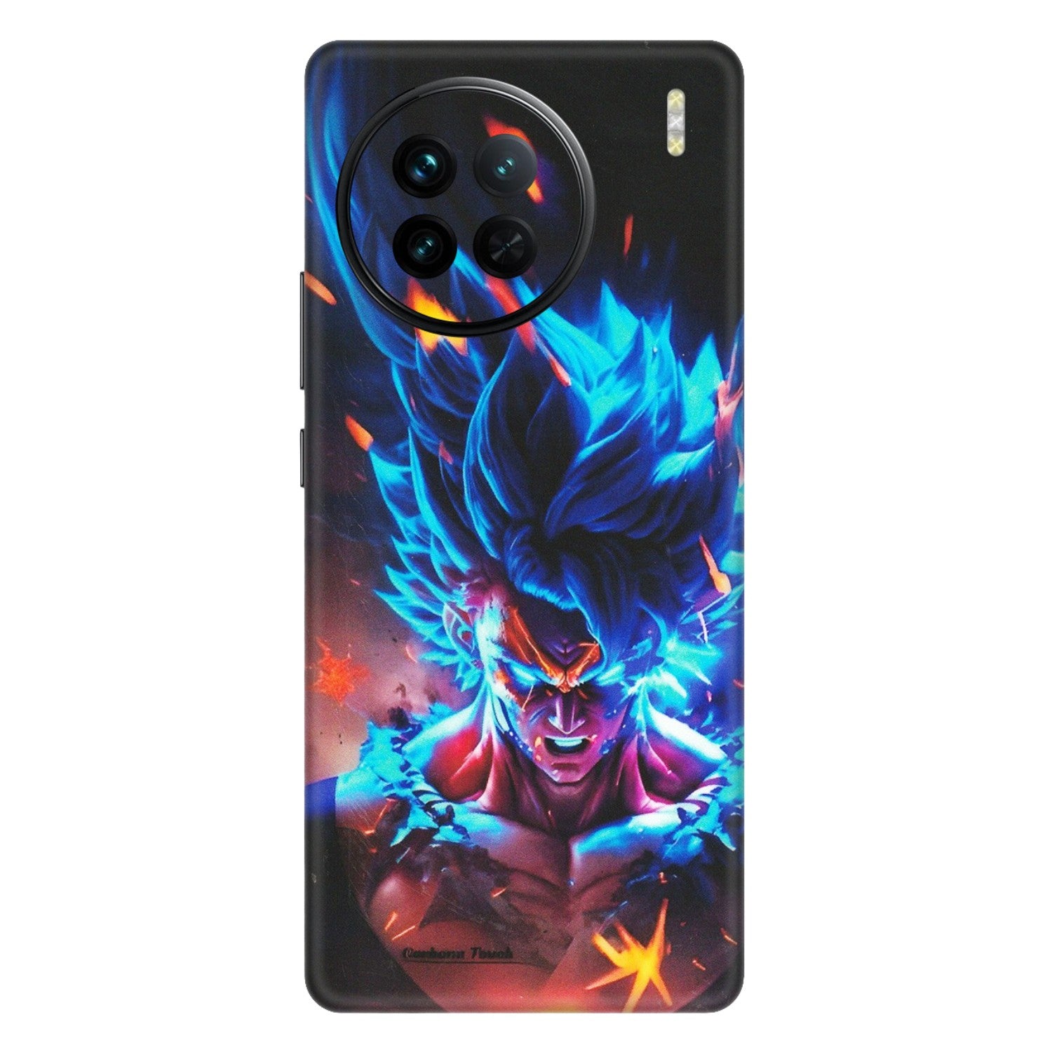 VIVO Z/V/X/T/U/S Series Phone Skins (All Models) - Angry Goku Dragon Ball Anime - Matte Finish (M-150) Vivo X90