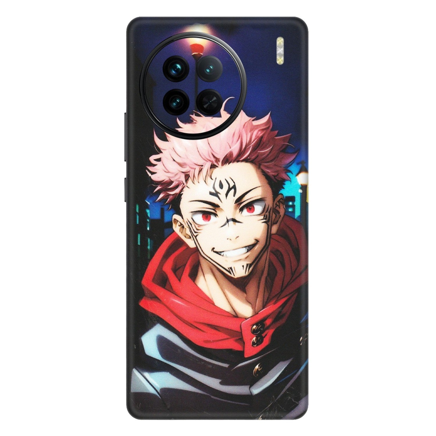 VIVO Z/V/X/T/U/S Series Phone Skins (All Models) - Yuji Itadori Funny Face Anime - Matte Finish (M-152) Vivo X90