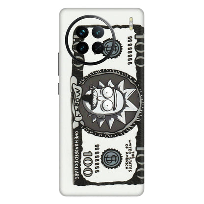 VIVO Z/V/X/T/U/S Series Phone Skins (All Models) - Rick And Morty Hundred Dollar Anime - Matte Finish (M-161) Vivo X90