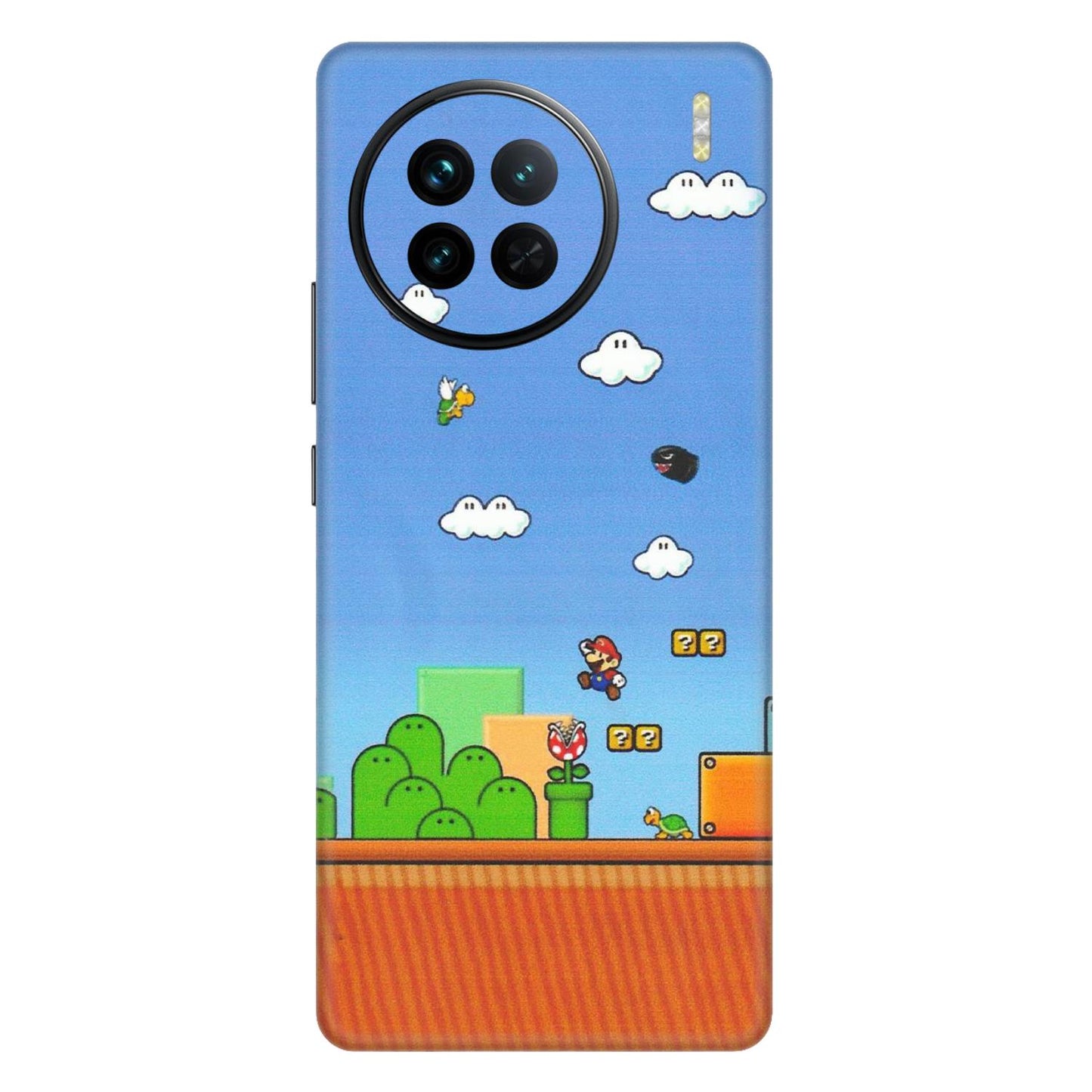VIVO Z/V/X/T/U/S Series Phone Skins (All Models) - Mario Game Scene - Matte Finish (M-24) Vivo X90