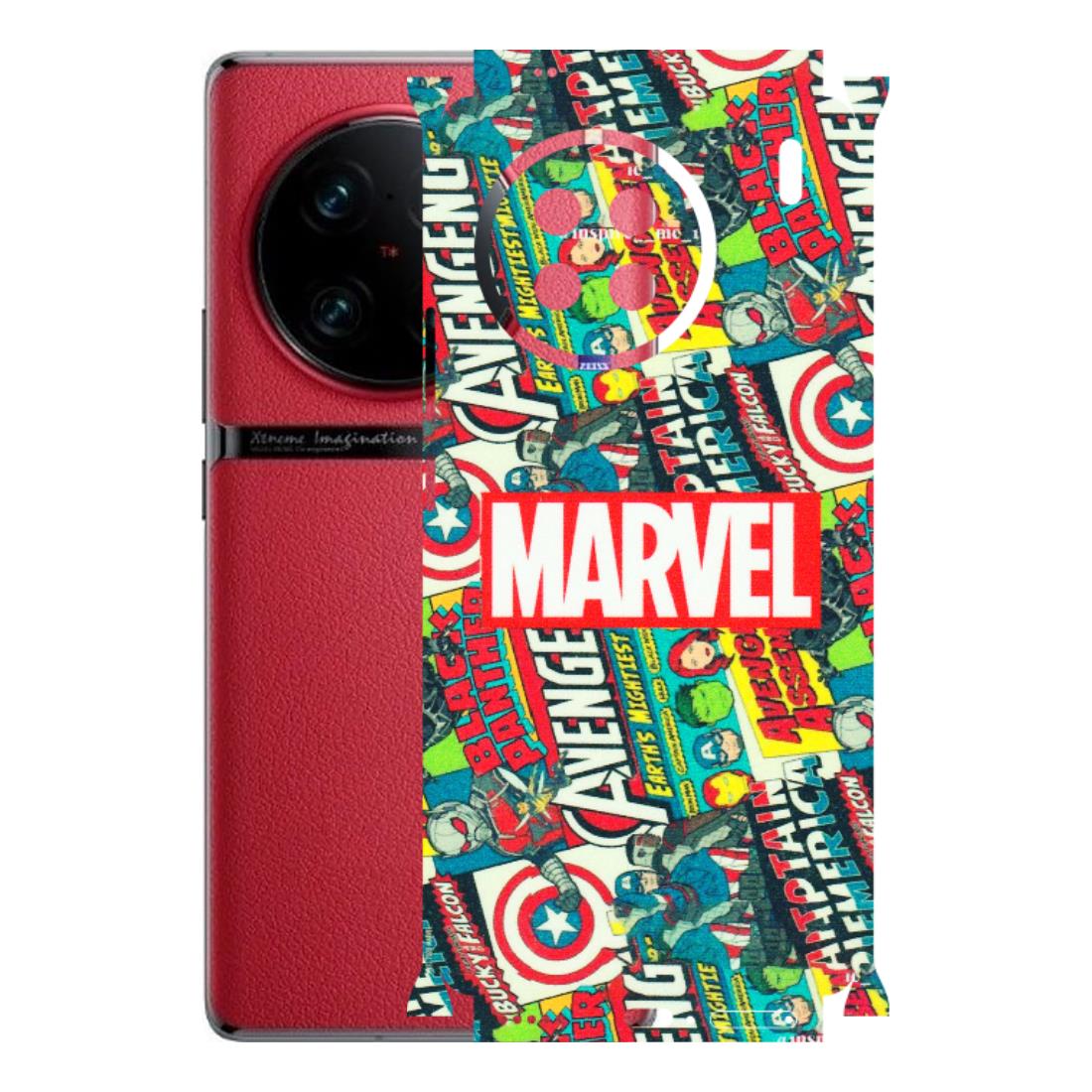 VIVO Z/V/X/T/U/S Series Phone Skins (All Models) - Marvel Comic Lover - Matte Finish (M-30) Vivo X90