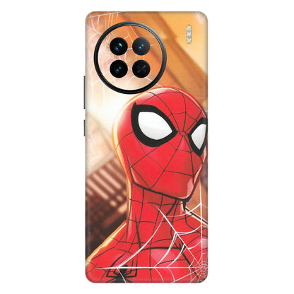 VIVO Z/V/X/T/U/S Series Phone Skins (All Models) - Spiderman Face New - Matte Finish (M-41) Vivo X90