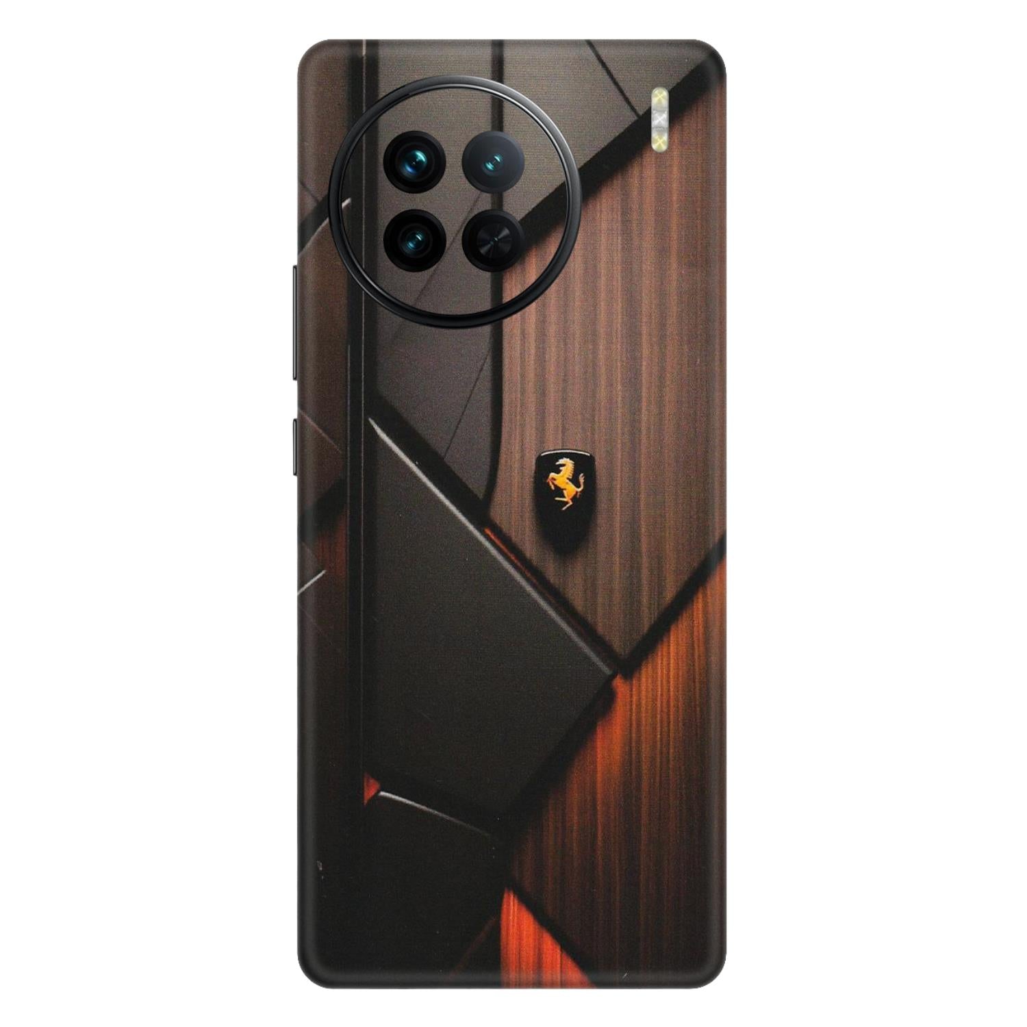 VIVO Z/V/X/T/U/S Series Phone Skins (All Models) - Lambo Beauty Wood Pattern Sober - Matte Finish (M-51) Vivo X90