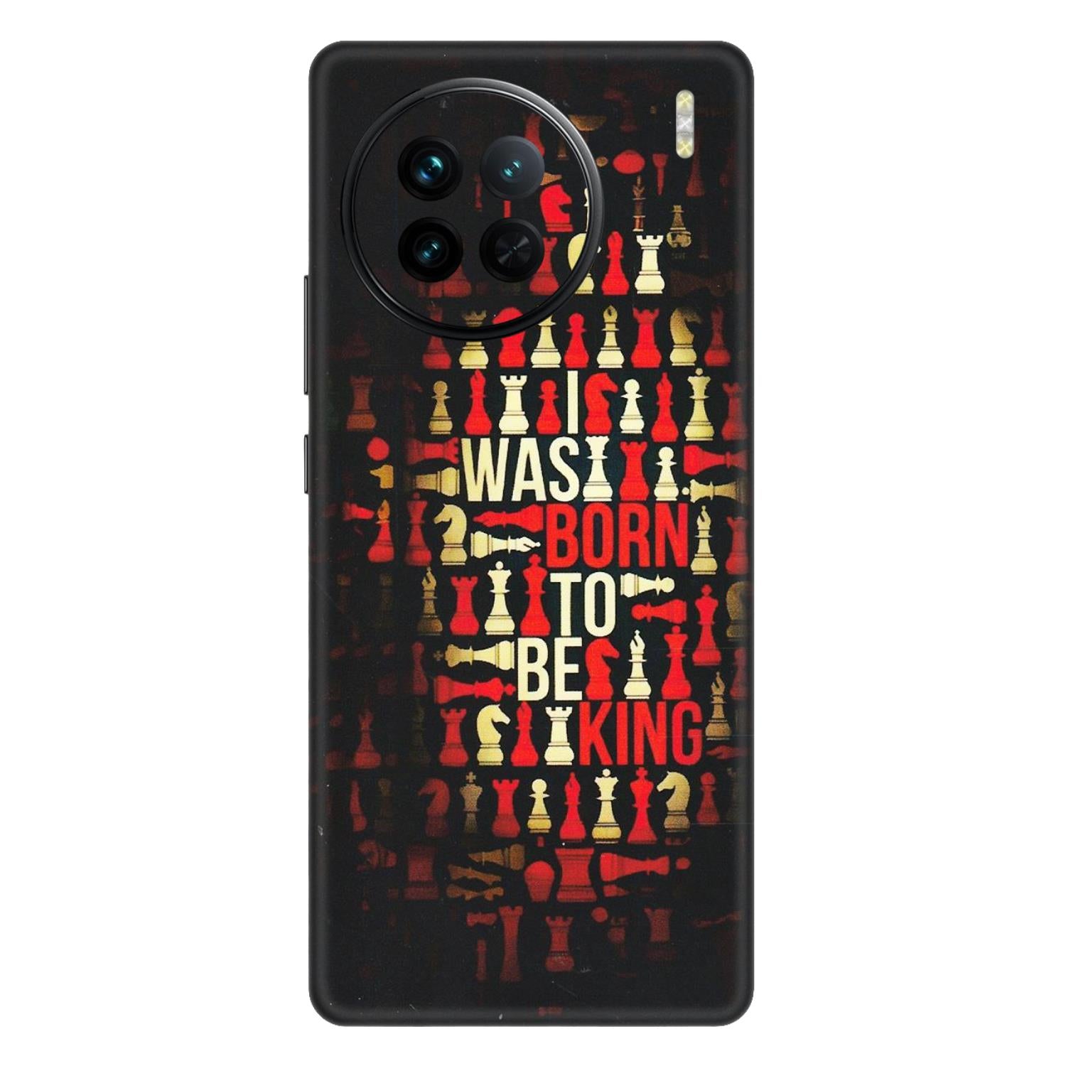 VIVO Z/V/X/T/U/S Series Phone Skins (All Models) - Born To Be King - Matte Finish (M-73) Vivo X90