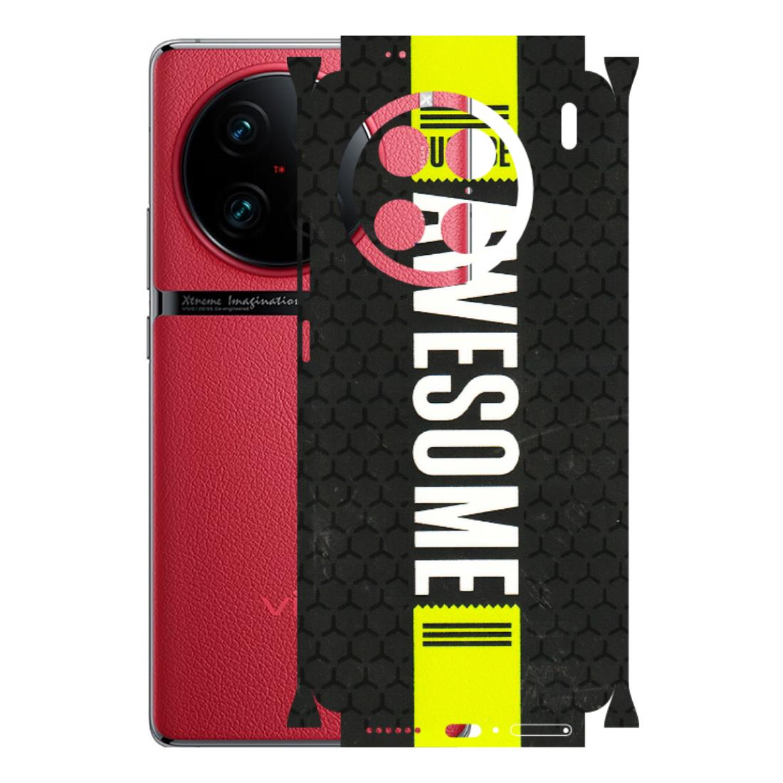 VIVO Z/V/X/T/U/S Series Phone Skins (All Models) - Just Be Awesome - 3D Embossed Finish (L-101) Vivo X90 Pro