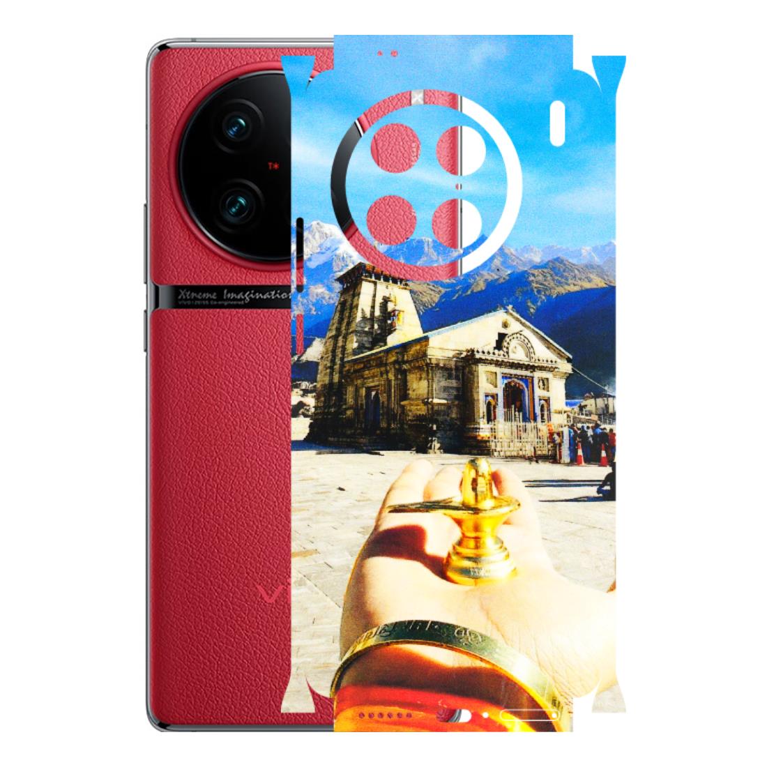 VIVO Z/V/X/T/U/S Series Phone Skins (All Models) - Beauty of Kedarnath - 3D Embossed Finish (L-108) Vivo X90 Pro