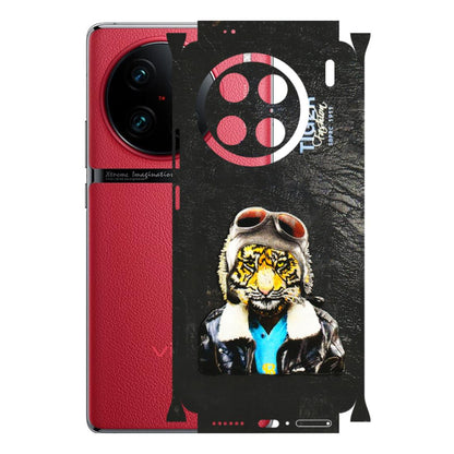 VIVO Z/V/X/T/U/S Series Phone Skins (All Models) - Rider Tiger - 3D Embossed Finish (L-113) Vivo X90 Pro