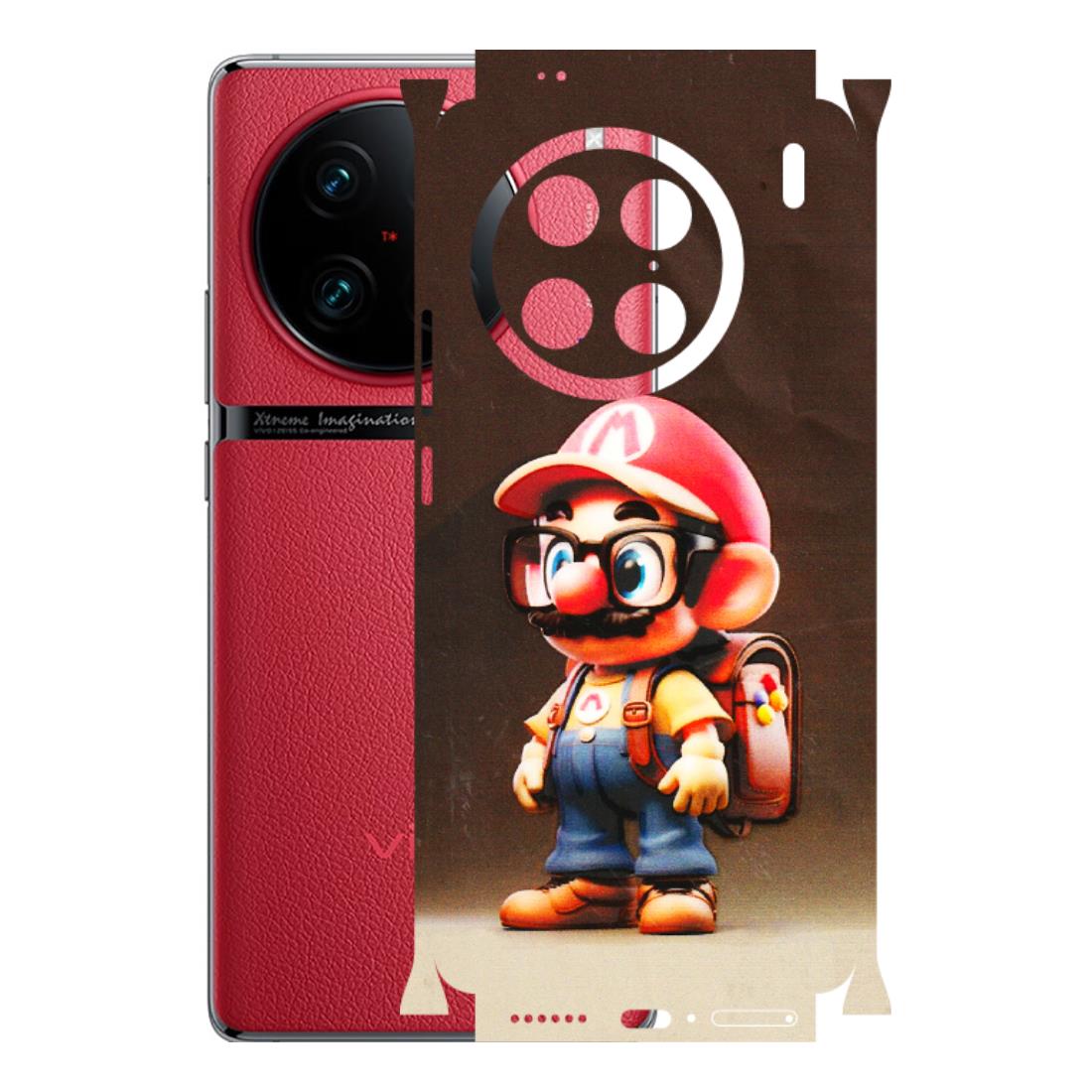 VIVO Z/V/X/T/U/S Series Phone Skins (All Models) - Little Mario - 3D Embossed Finish (L-119) Vivo X90 Pro