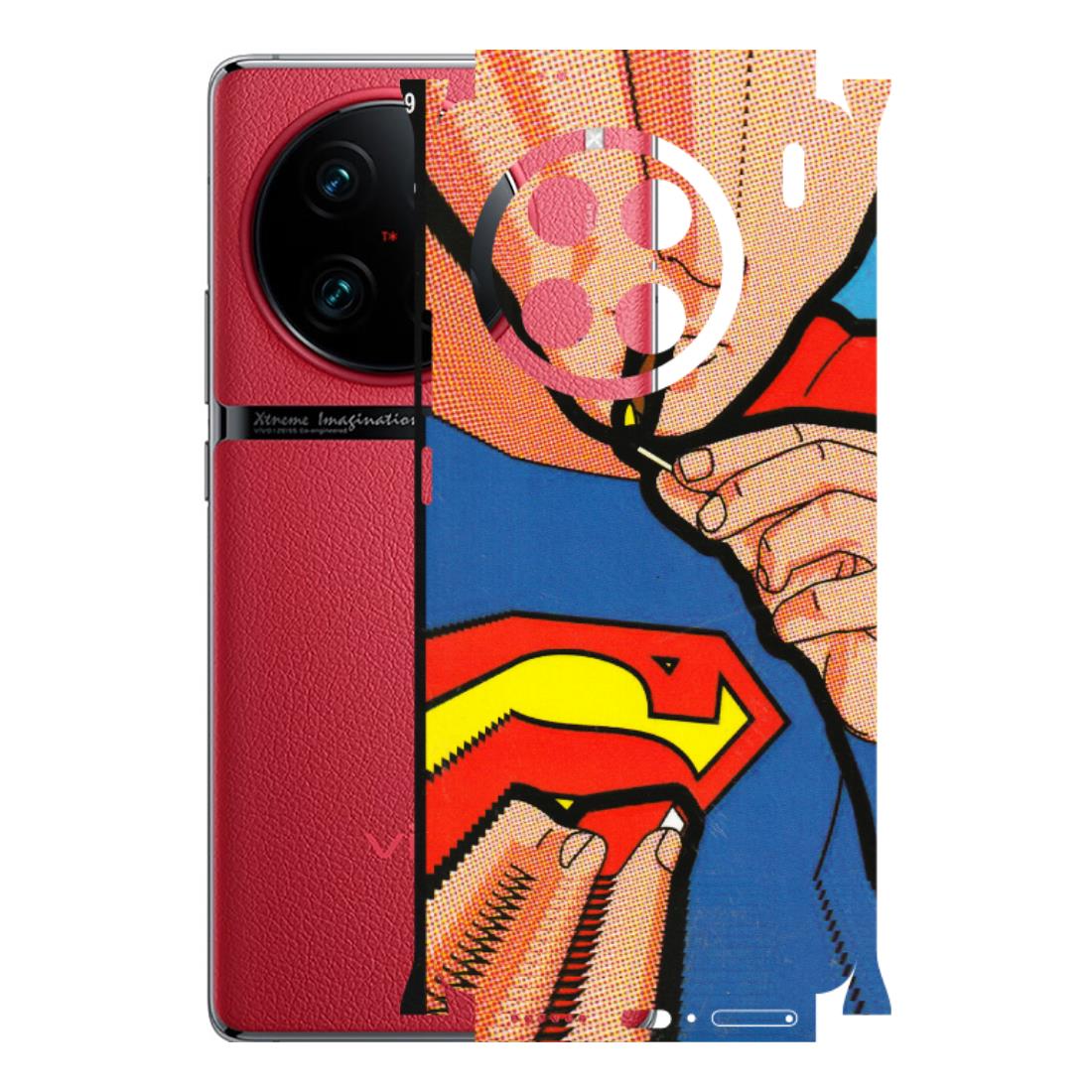 VIVO Z/V/X/T/U/S Series Phone Skins (All Models) - Superman Sutta - 3D Embossed Finish (L-130) Vivo X90 Pro