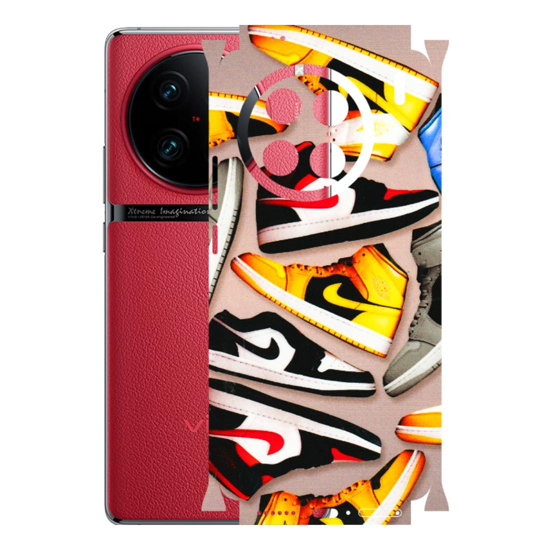 VIVO Z/V/X/T/U/S Series Phone Skins (All Models) - Sneaker Lover - 3D Embossed Finish (L-135) Vivo X90 Pro