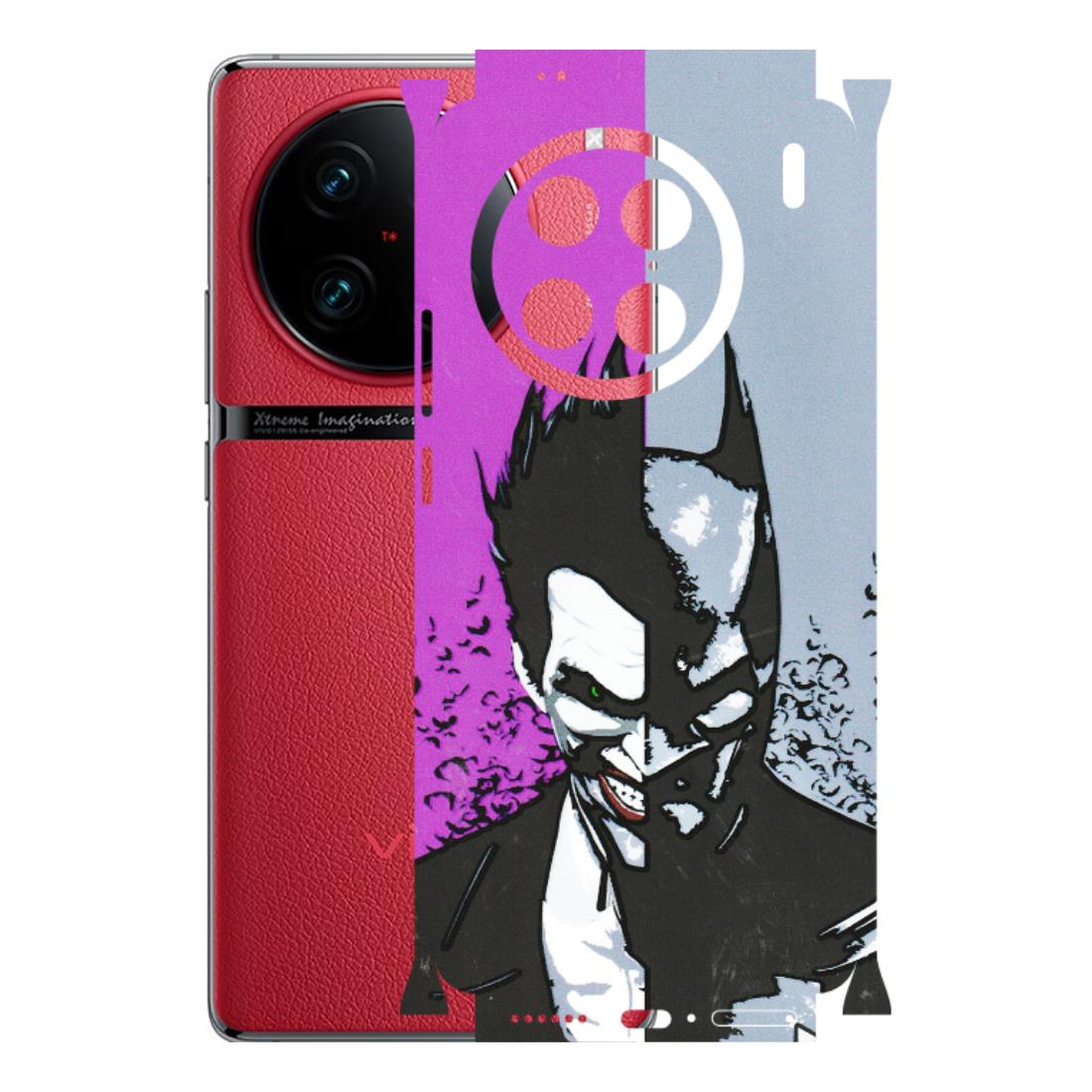 VIVO Z/V/X/T/U/S Series Phone Skins (All Models) - Batman & Joker - 3D Embossed Finish (L-143) Vivo X90 Pro