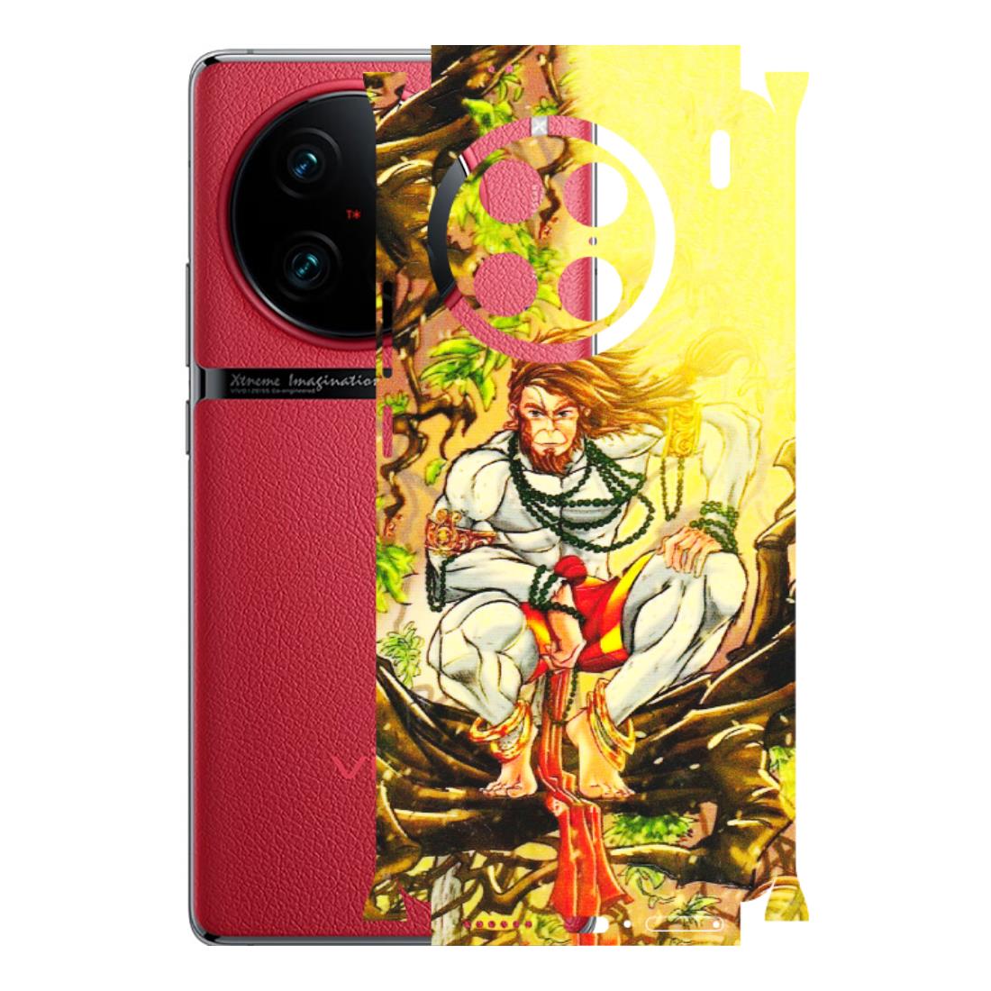 VIVO Z/V/X/T/U/S Series Phone Skins (All Models) - Lord Hanuman - 3D Embossed Finish (L-152) Vivo X90 Pro