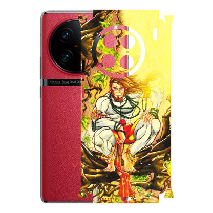 VIVO Z/V/X/T/U/S Series Phone Skins (All Models) - Lord Hanuman - 3D Embossed Finish (L-152) Vivo X90 Pro