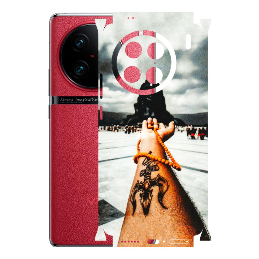 VIVO Z/V/X/T/U/S Series Phone Skins (All Models) - Jai Adiyogi Mahakaal - 3D Embossed Finish (L-164) Vivo X90 Pro