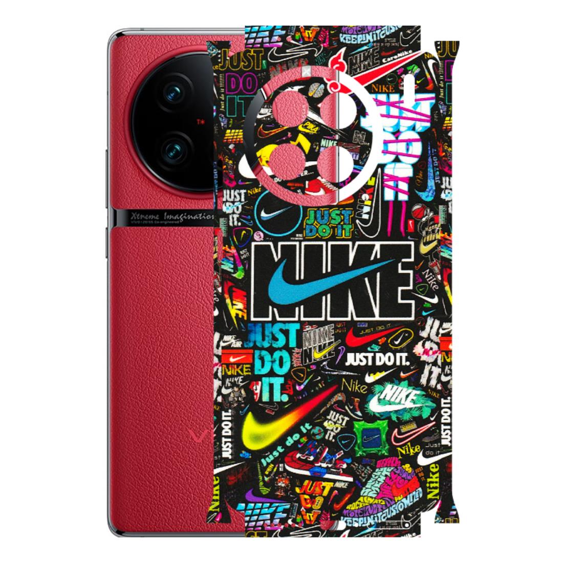 VIVO Z/V/X/T/U/S Series Phone Skins (All Models) - Just Do It Doodles - 3D Embossed Finish (L-166) Vivo X90 Pro
