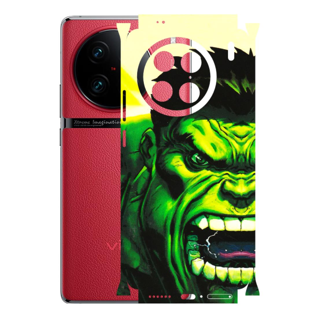 VIVO Z/V/X/T/U/S Series Phone Skins (All Models) - Hulk - 3D Embossed Finish (L-180) Vivo X90 Pro