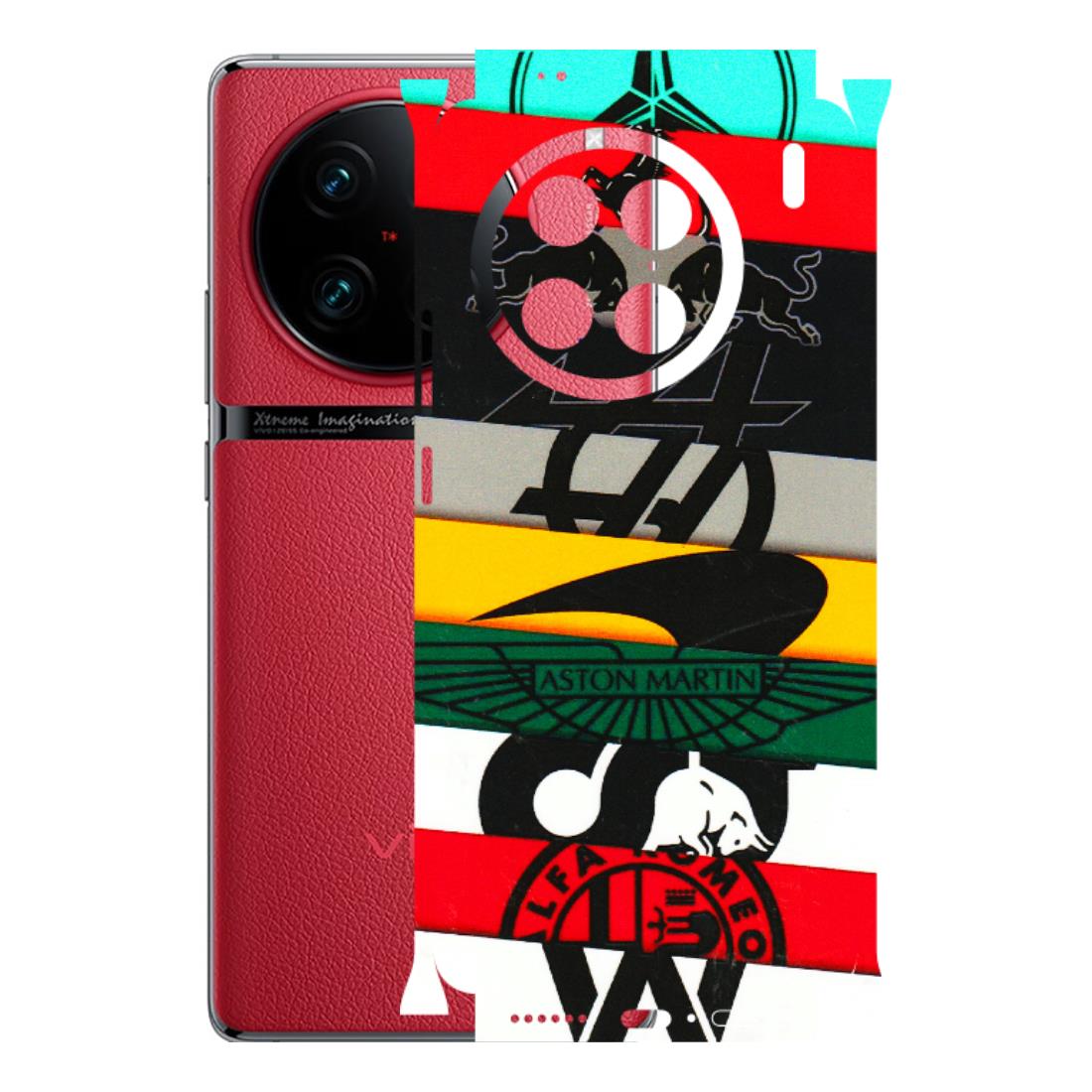 VIVO Z/V/X/T/U/S Series Phone Skins (All Models) - Multi Designer Brands - 3D Embossed Finish (L-187) Vivo X90 Pro
