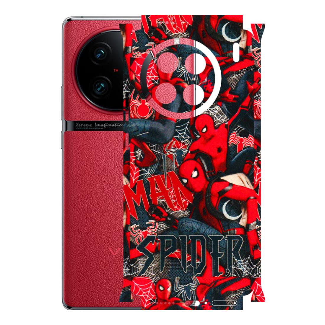 VIVO Z/V/X/T/U/S Series Phone Skins (All Models) - SpiderMan Cool - 3D Embossed Finish (L-188) Vivo X90 Pro